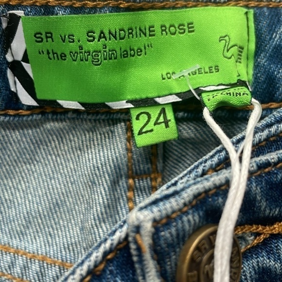 FREE PEOPLE x Sandrine Rose Butterfly Straight Leg Jeans - Picture 8 of 10